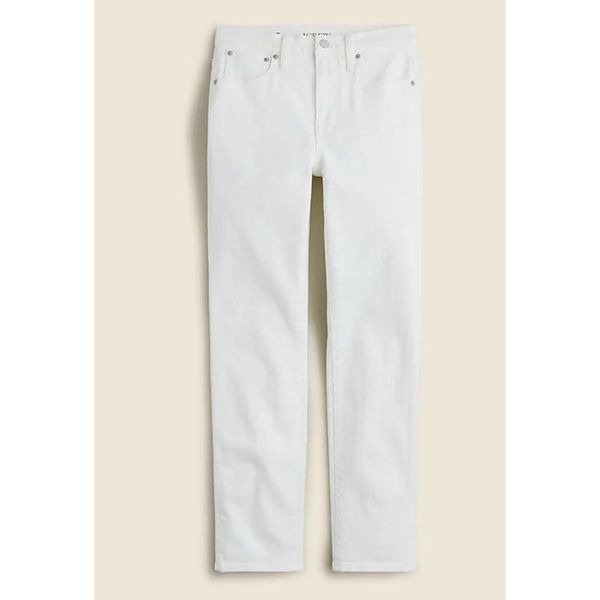 J.Crew 10 vintage slim-straight jean in white wash NWT Size 28P