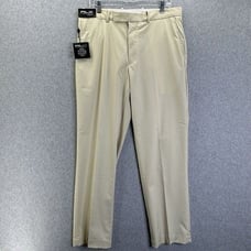 NWT Men’s RLX Ralph Lauren Golf Pants Performance Classic Khaki Cream 34 x 32