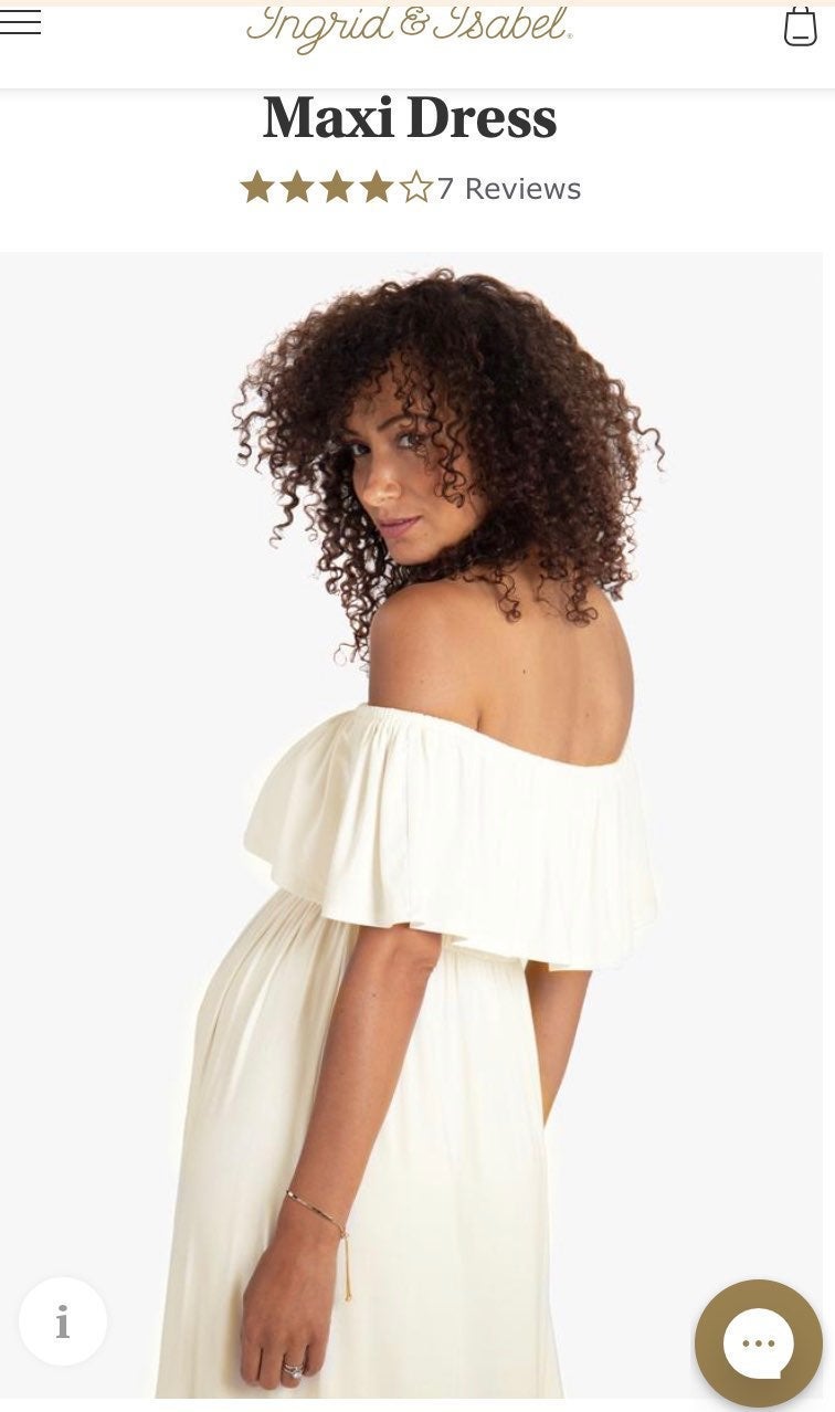 Isabel and Ingrid maternity dress