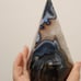 Volcano agate egg druzzy quartz