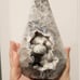 Volcano agate egg druzzy quartz