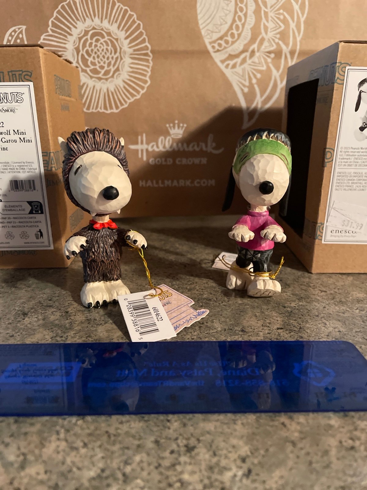 Jim Shore Halloween Snoopy figurines