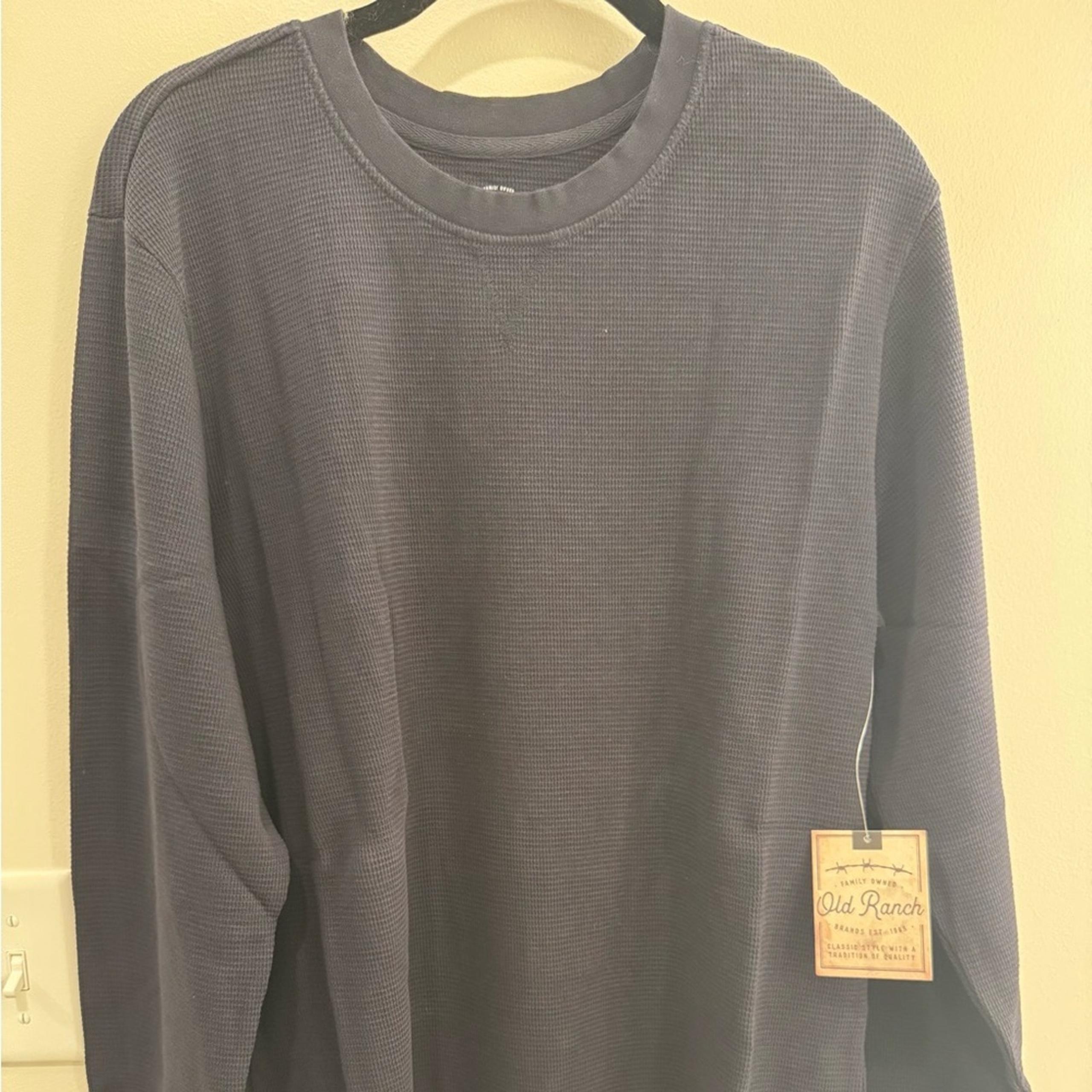 NWT Old Ranch Men’s Waffle Knit Long Sleeve Shirt