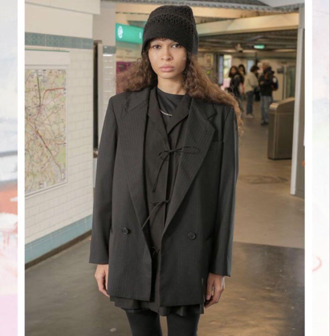 【2025年最新】海外限定の人気アイテム Knit Crochet PERVERZE Hat Hats Black / 帽子