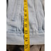 NBA Denim Jeans Jacket Men Size Medium Light Blue Multicolor 38 Logos