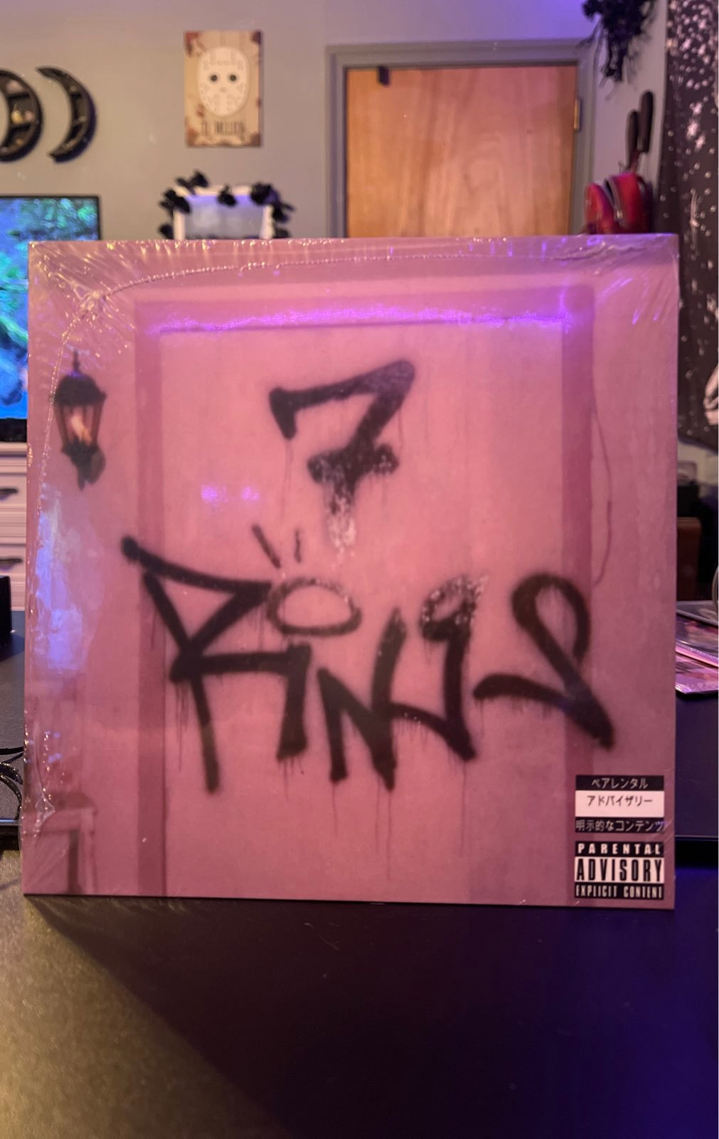 (SEALED) ariana grande 7 rings vinyl
