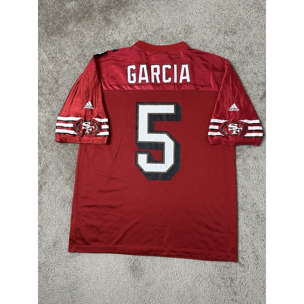 Vintage Mens Jersey Adidas NFL San Francisco 49ers Jeff Garcia #5, Size XL