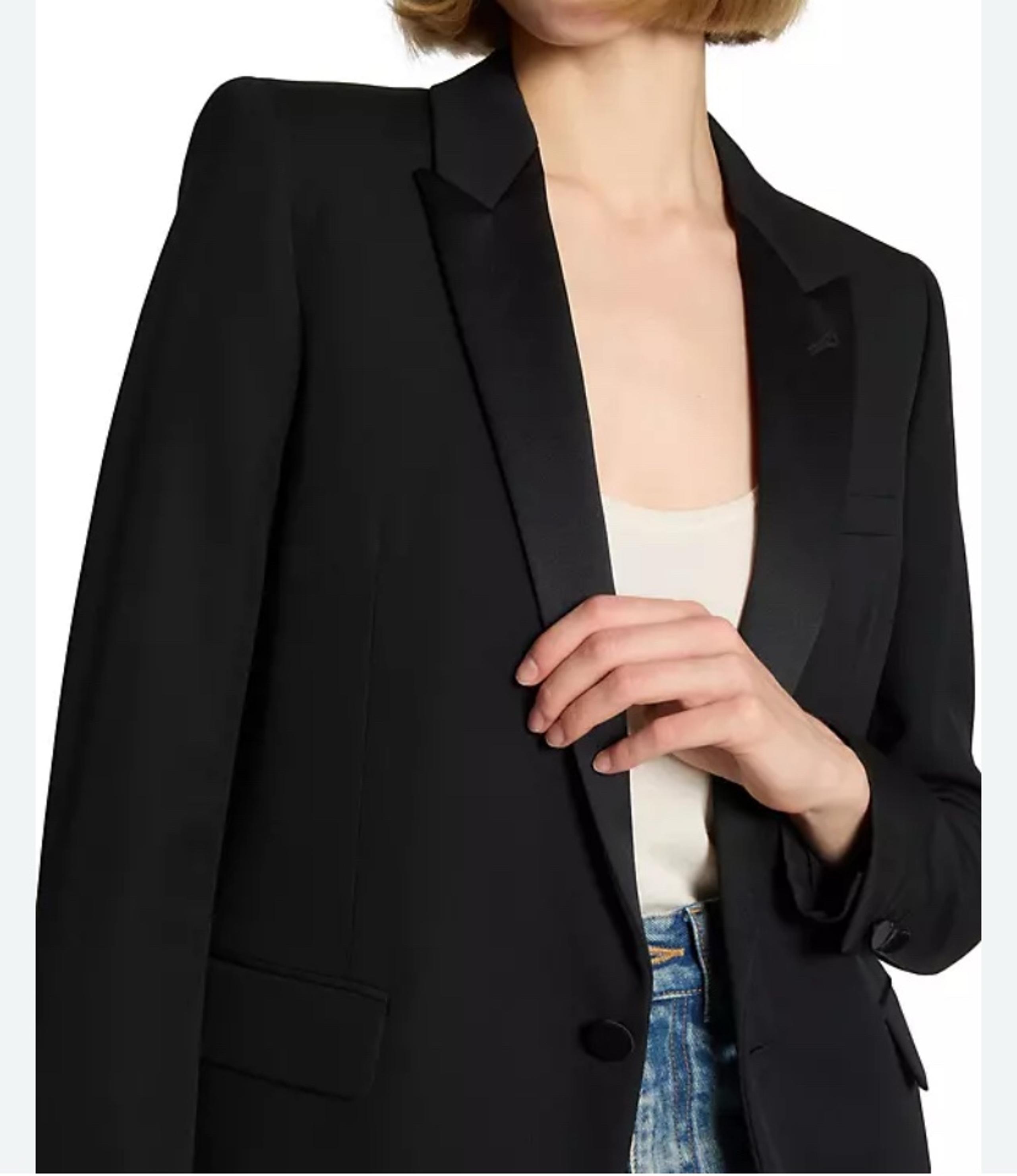 Marc by Marc Jacobs Black Lined Career Formal Jacket Blazer 2
