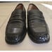 Bally Switzerland Men’s 9 Black Leather Slip On Shoes Loafers Made in Italy RARE