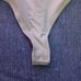 NWT Abercrombie & Fitch Soft Matte Short Sleeve Bodysuit Large Sage Green