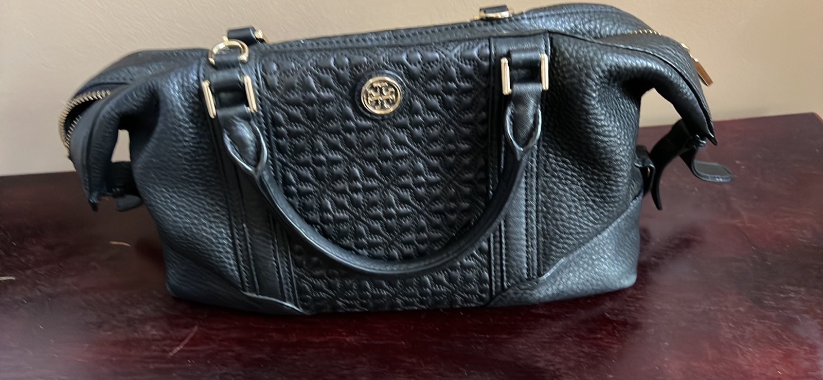 Soft Black Tory Burch handbag