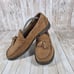 Polo Ralph Lauren Brown Leather Tassel Loafers Classic Casual Dress Men's 10