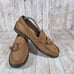 Polo Ralph Lauren Brown Leather Tassel Loafers Classic Casual Dress Men's 10