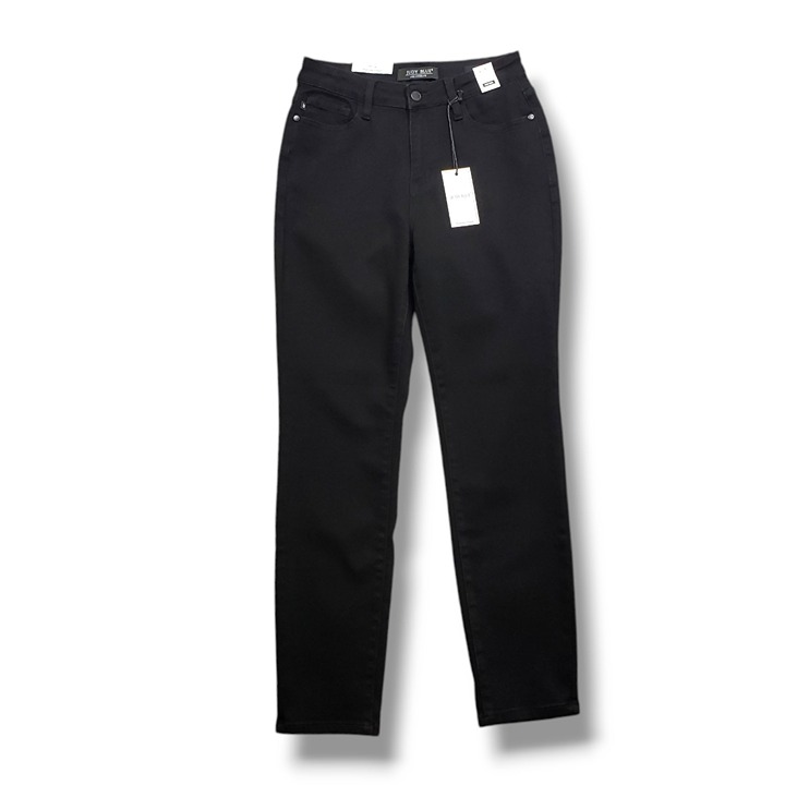 Judy Blue Slim Fit Jeans Womens 28 Black Mid Rise