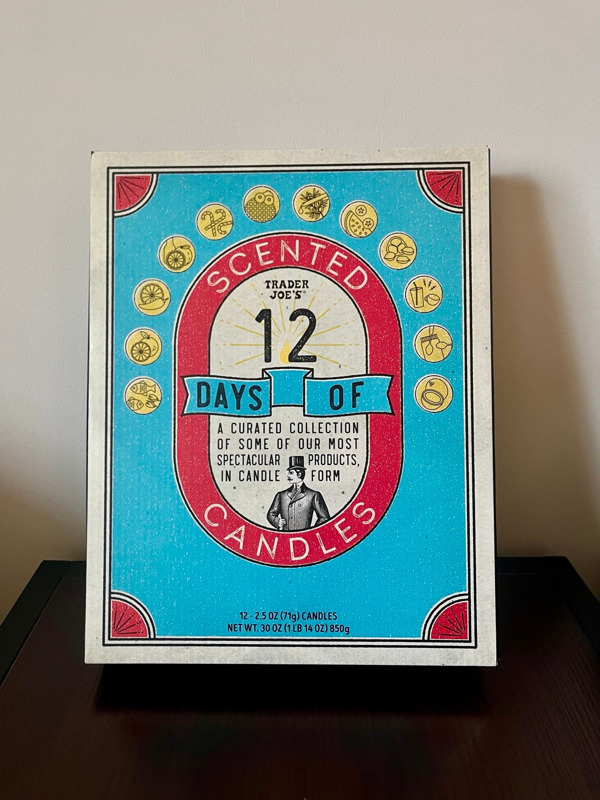 Trader Joe's 12 Days Of Scented Candles Advent Calendar Holiday 2024