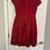 Women’s Moulinette Soeurs Anthropologie Rubied Red Lace Fit & Flare Dress Sz 12