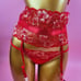 Floral Lace Underwire Garter Set