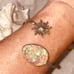 Whimsical Crack crystal Soleil statement Cuff