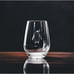 Penguin Stemless Wine Glasses x4 Premium 15 Oz Personalize Gift Animal NEW