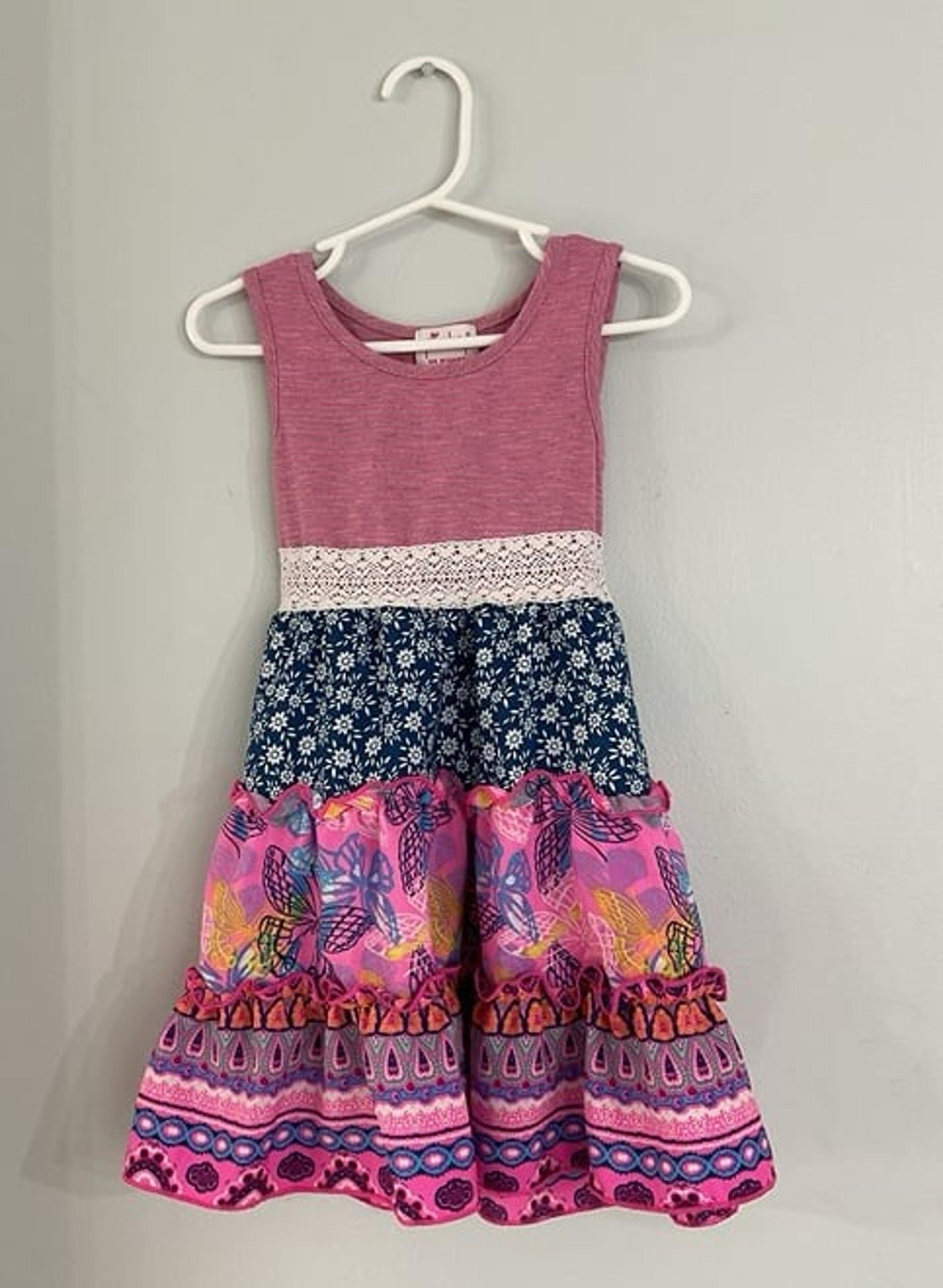 Girls Sleeveless Summer Dress 4T