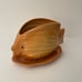 Vintage Yellow Angel Fish Flower Pot/Planter with Attached Saucer
