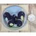 Pottery Barn Kids Whale Crib Mobile Plays Rock-A-Bye Baby Blue Green Polka Dots