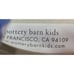 Pottery Barn Kids Whale Crib Mobile Plays Rock-A-Bye Baby Blue Green Polka Dots