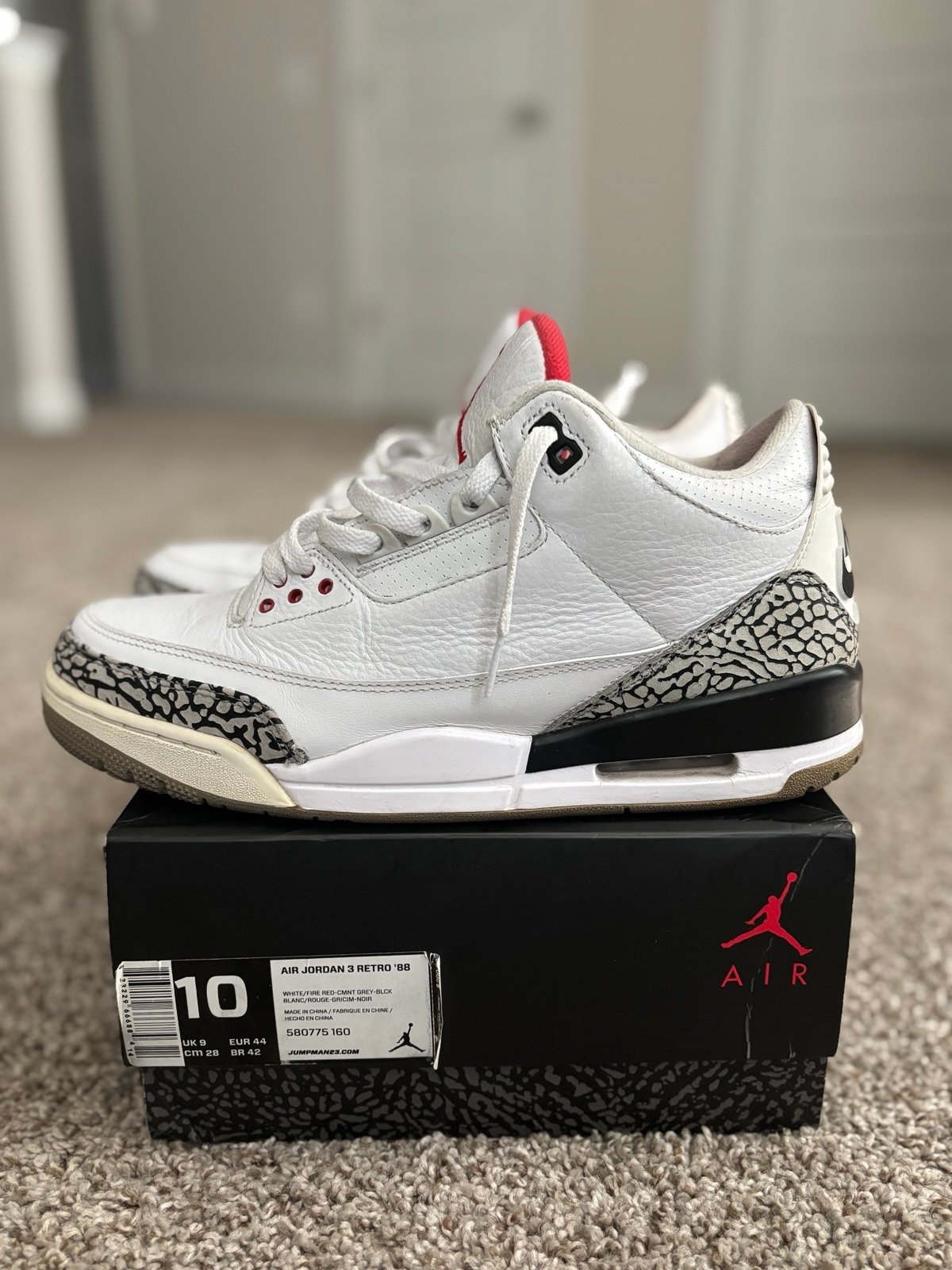 Air Jordan 3 ‘88 White Cement 2013