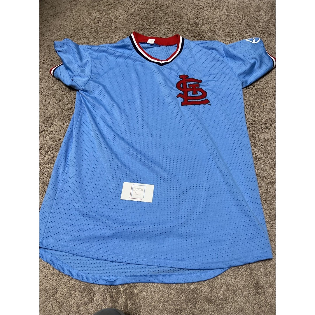 St Louis Cardinals Blue Game Day Jersey Give Away Size XL
