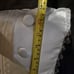 Queen Street Britney Rectangular Throw Pillow Elegant White Decorative Pillow