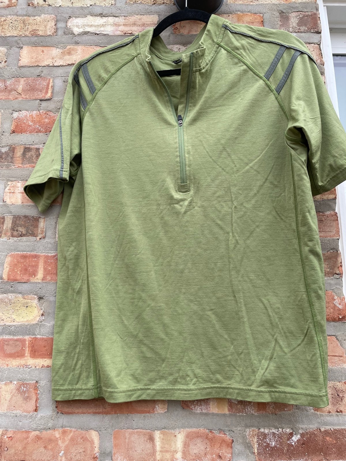 Smartwool 1/4 zip short sleeve performance T-shirt sz L