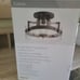 Kichler Colmar 14 3 Light Farmhouse Semi Flush Bronze Ceiling Light