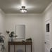 Kichler Colmar 14 3 Light Farmhouse Semi Flush Bronze Ceiling Light
