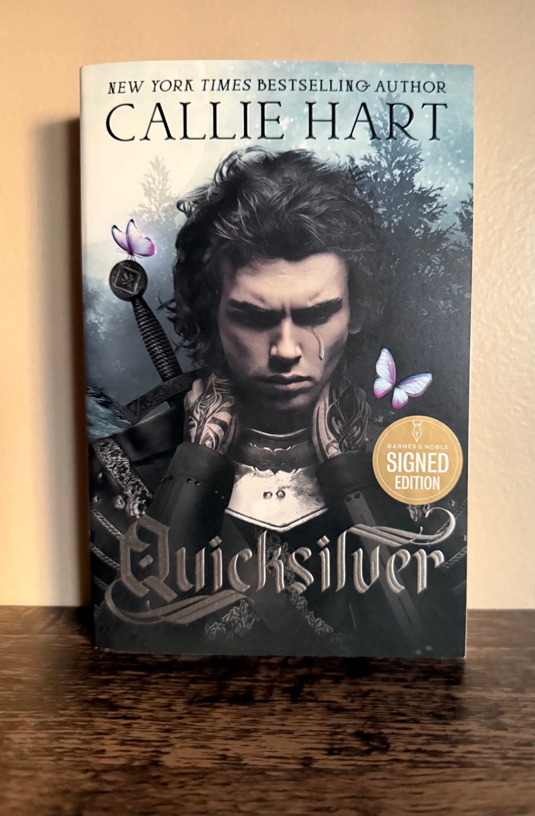 SIGNED Quicksilver by Callie Hart Paperback