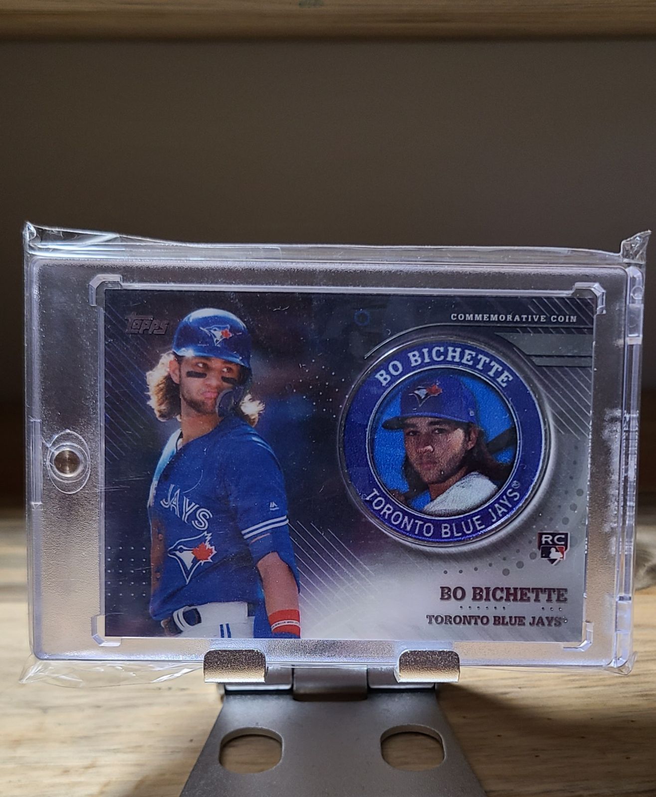 2020 Topps Series 2 Player Medallion Bo Bichette 1 of 1 Platinum