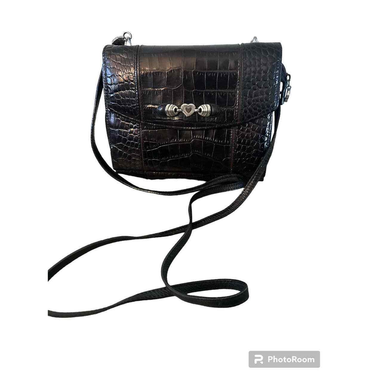 BRIGHTON LEATHER CROSSBODY WALLET