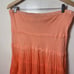 GYPSY SKIRT 100% Cotton Ombre Dye Tiered Beachy Hippie Maxi Tropical Size Large