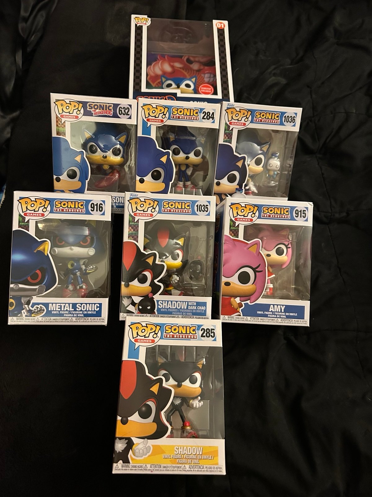 Sonic The Hedgehog Funko Pop Lot
