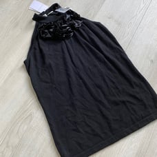 autumn cashmere halter blouse