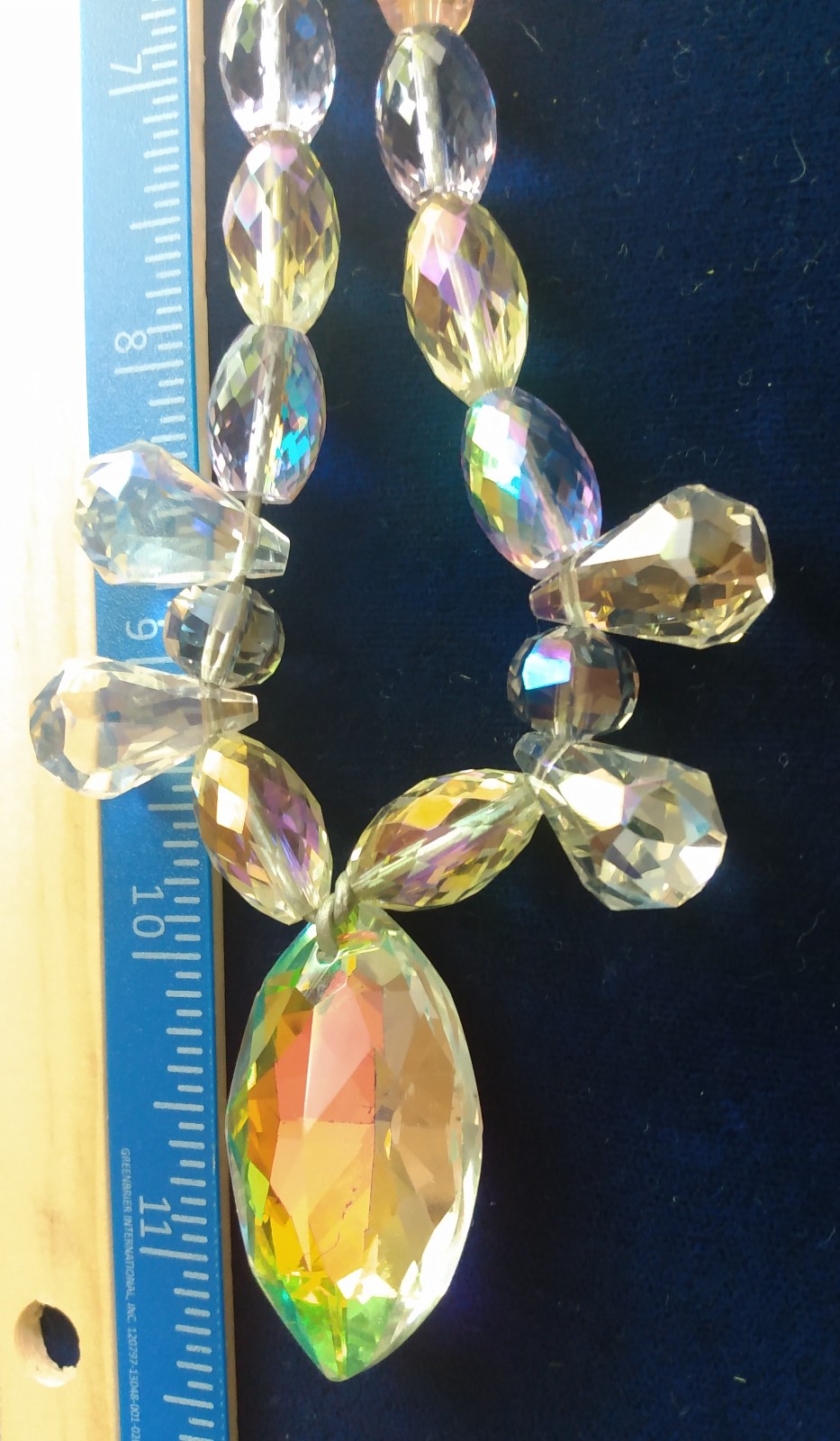 Necklace. 920. Crystal rainbows