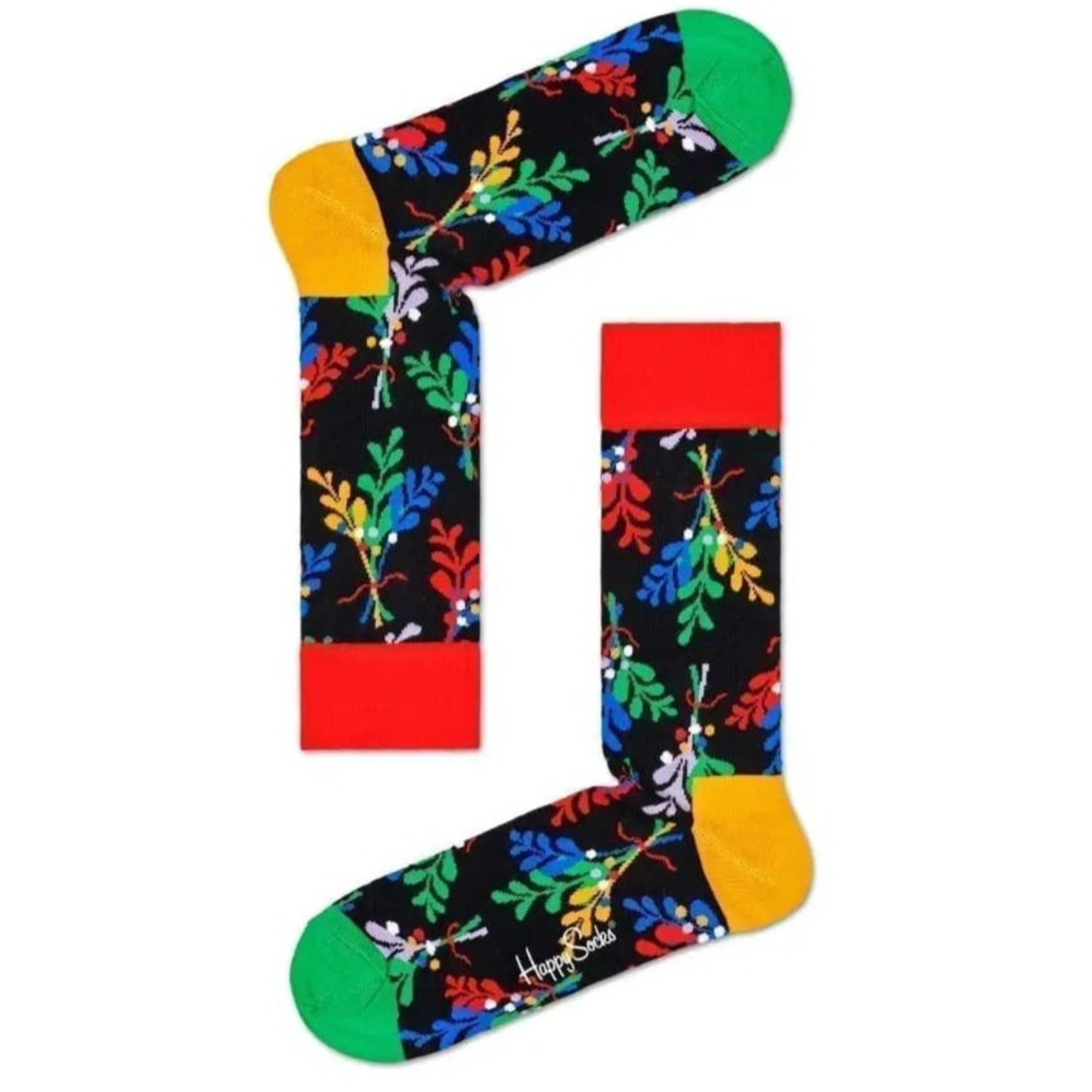 NWT Happy Socks Mistletoe Mens 8-12 Womens 10-12.5