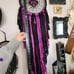 Witchy black cat halloween dreamcatcher
