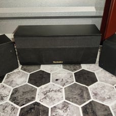 Technics surround sound 3 speaker set