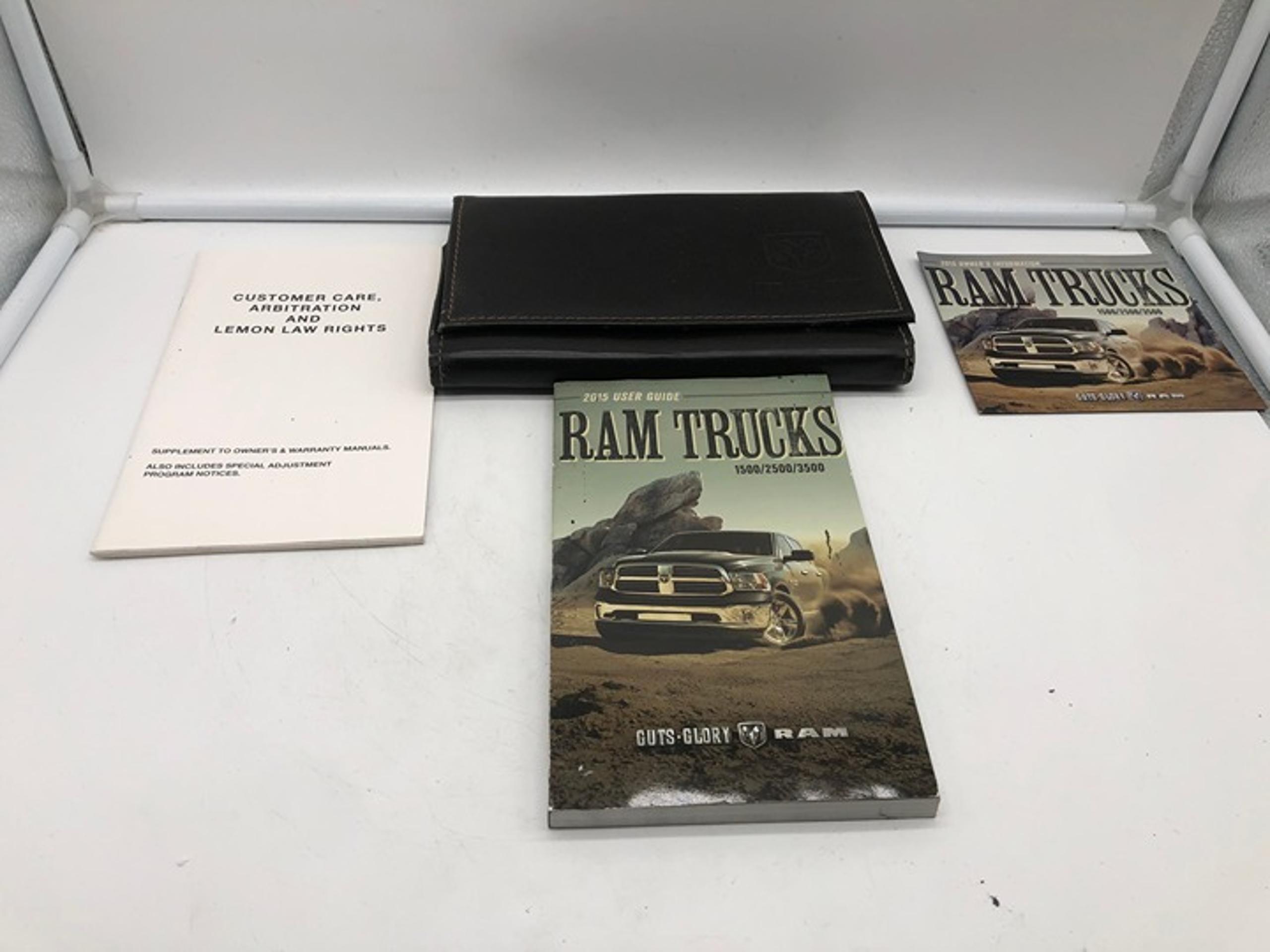 2015 Ram Truck 1500/2500/3500 Owners Manual Set with Case OEM AA02B36022
