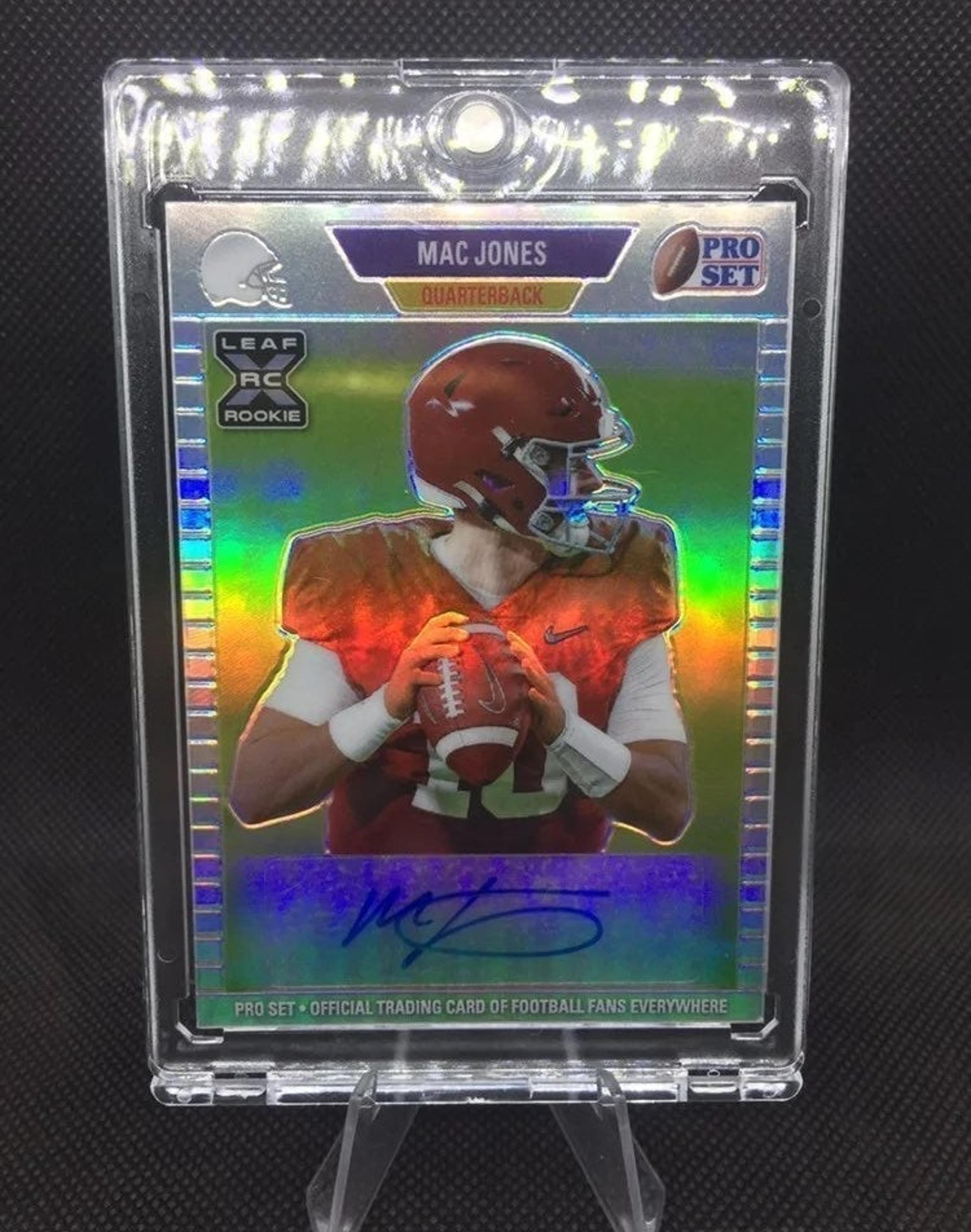 Mac Jones #/20 Rookie Autograph Auto New England Patriots 2021 Silver Holo RC