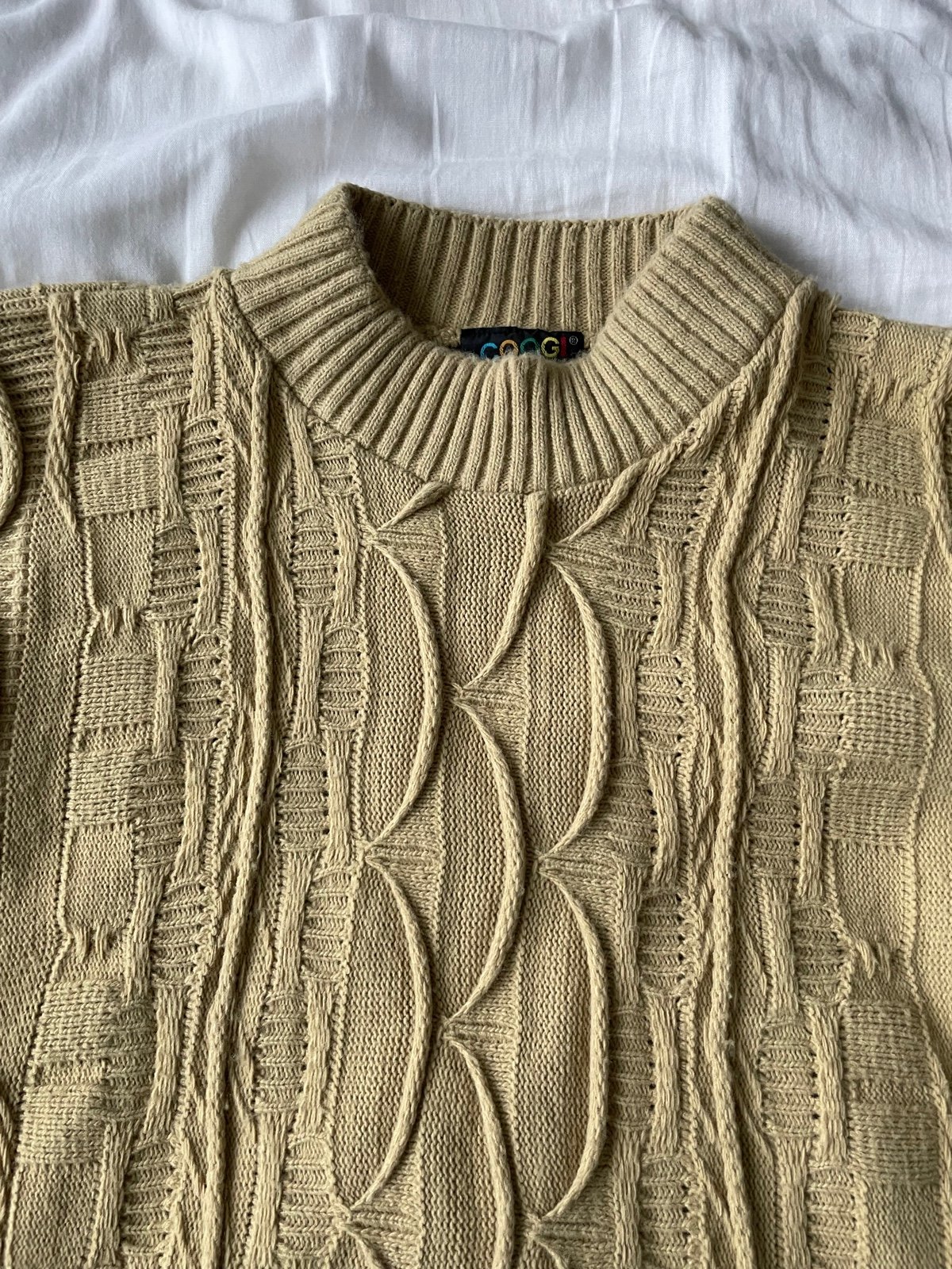 Vintage COOGI Sweater extra Large XL green authentic
