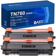 2x myCartridge Re Furb Toner Cartridge Replacement Brother TN760 TN-760