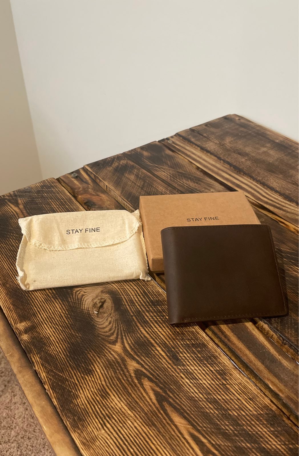 Stay Fine Leather Wallet