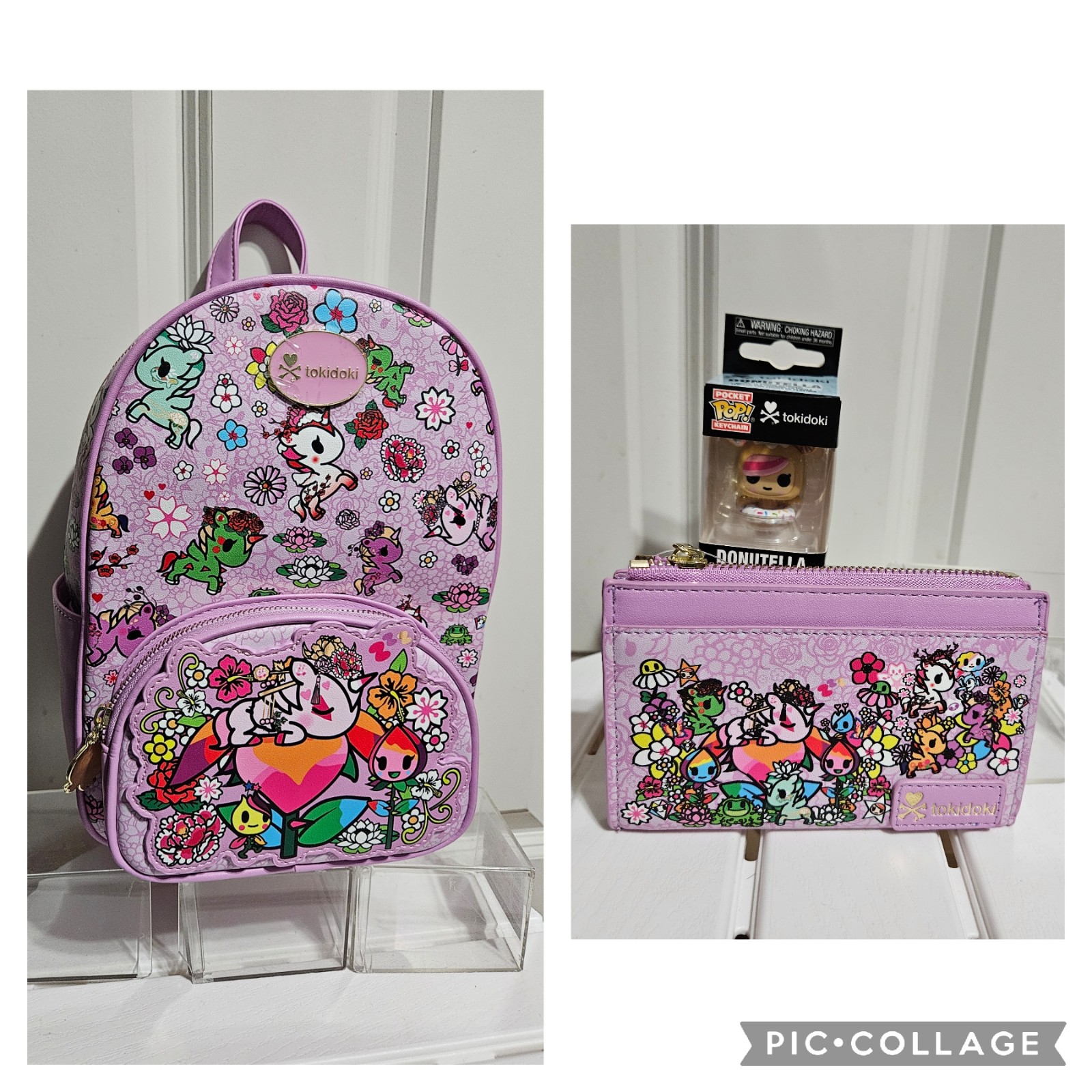 Tokidoki Unicorno Floral Mini Backpack set A