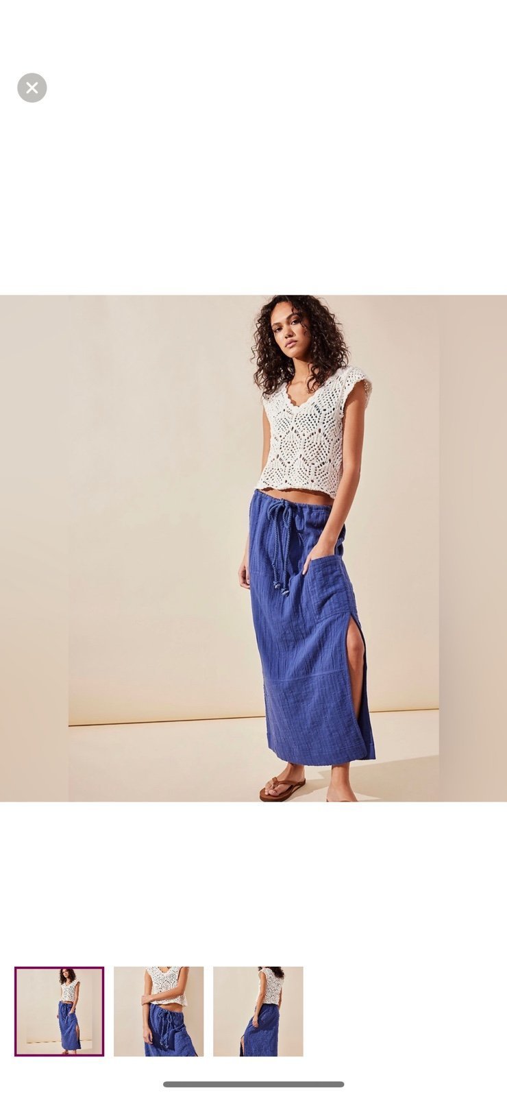 Nwot Free people in the spotlight skirt
